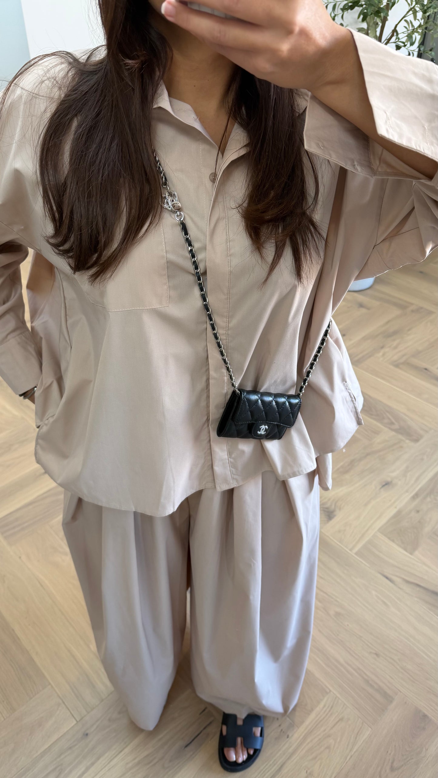 Ensemble large beige