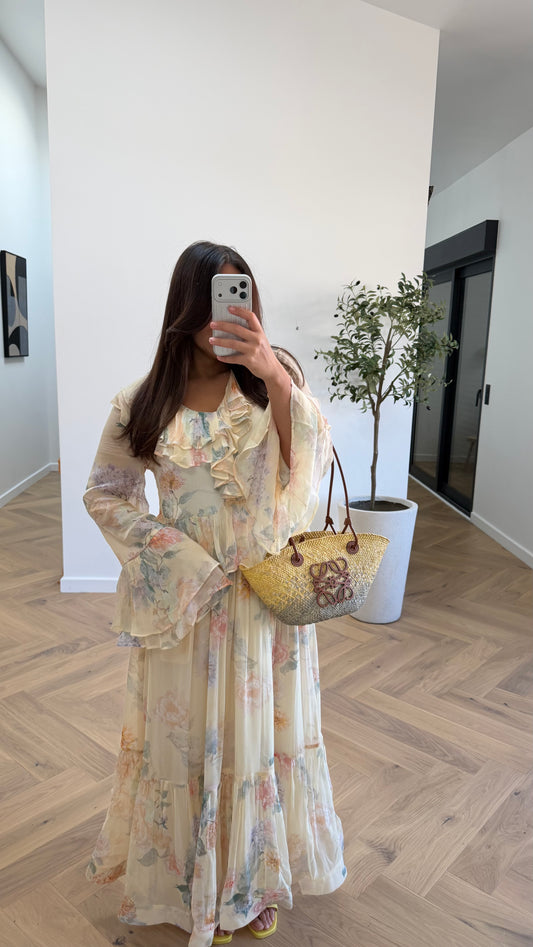 Ensemble fleurie jaune