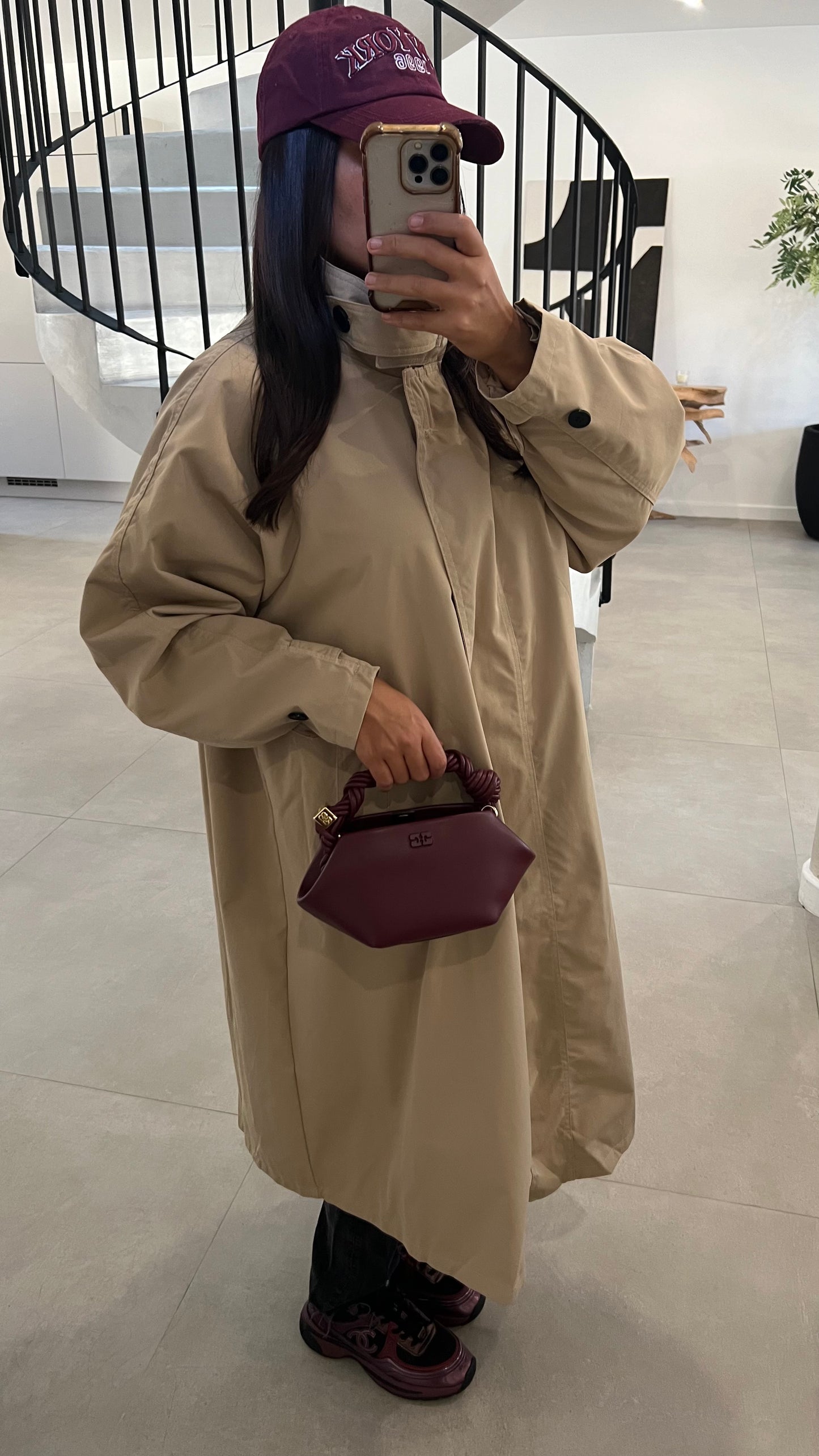 Trench long oversize