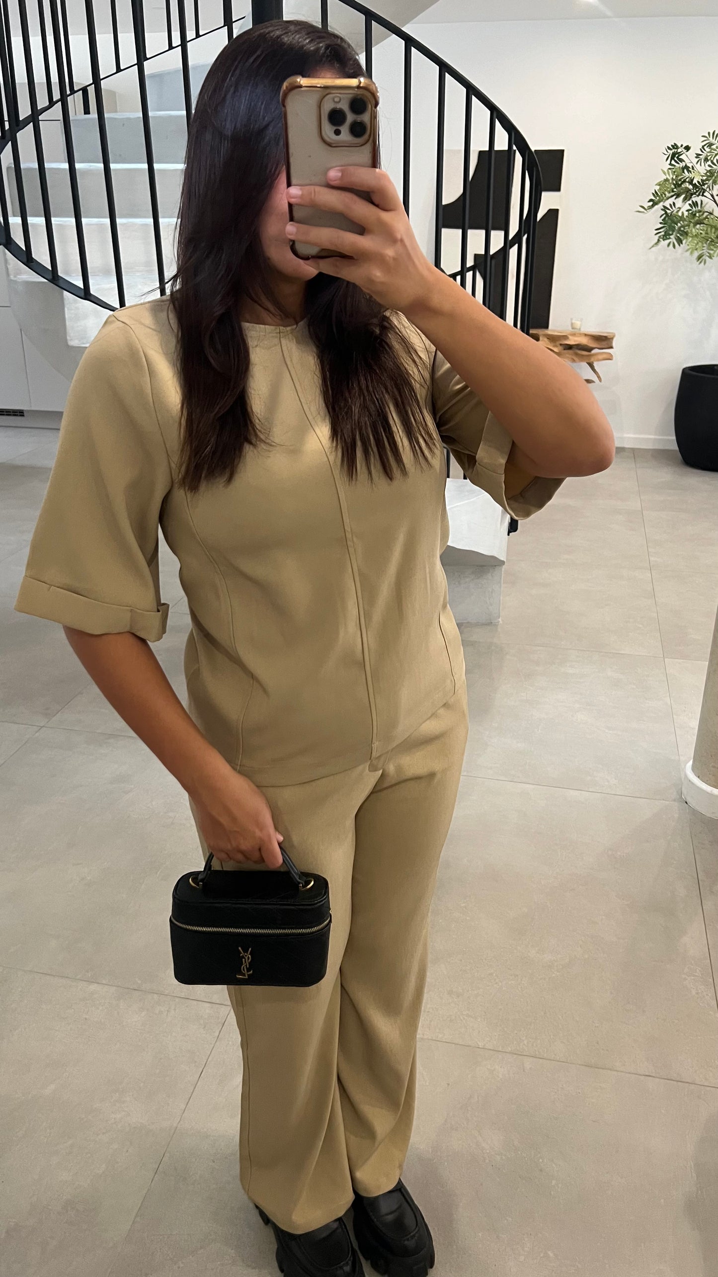 Ensemble beige