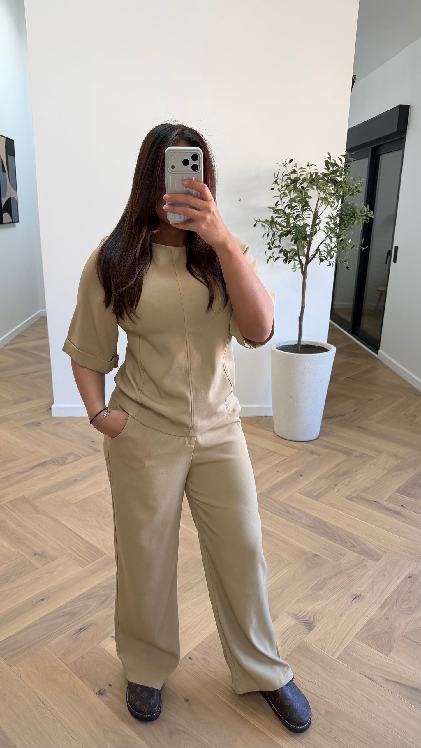 Ensemble classy beige