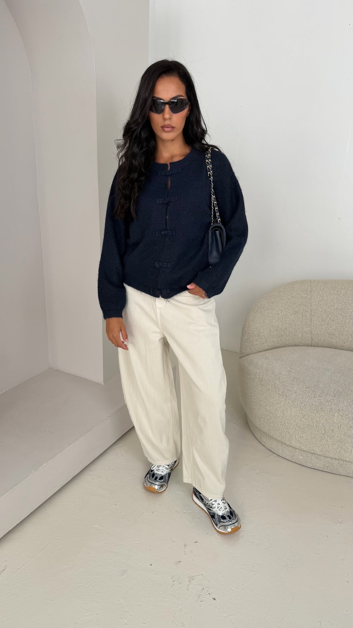 Cardigan bleu marine