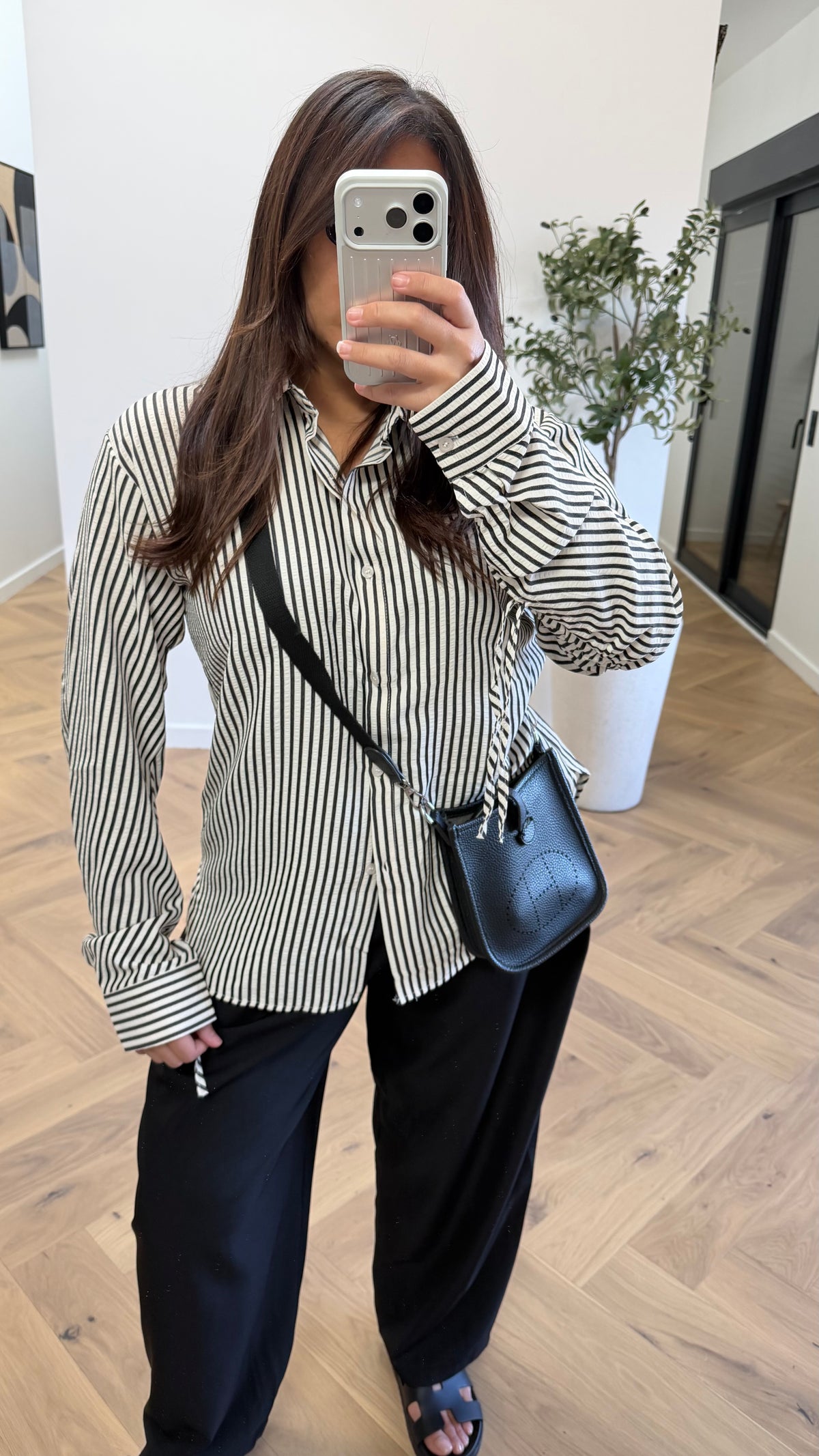 Chemise à rayures