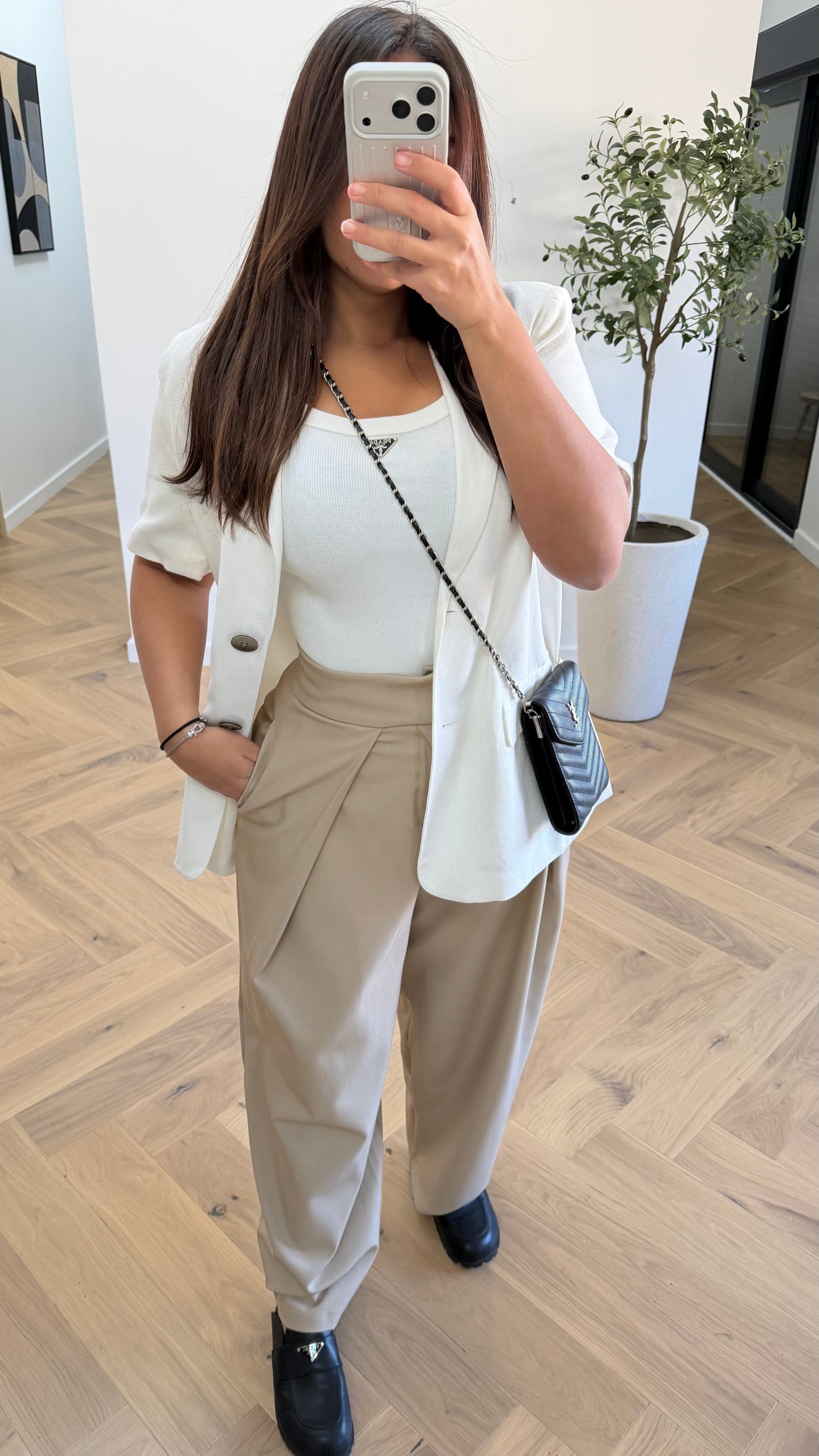 Pantalon ballon beige