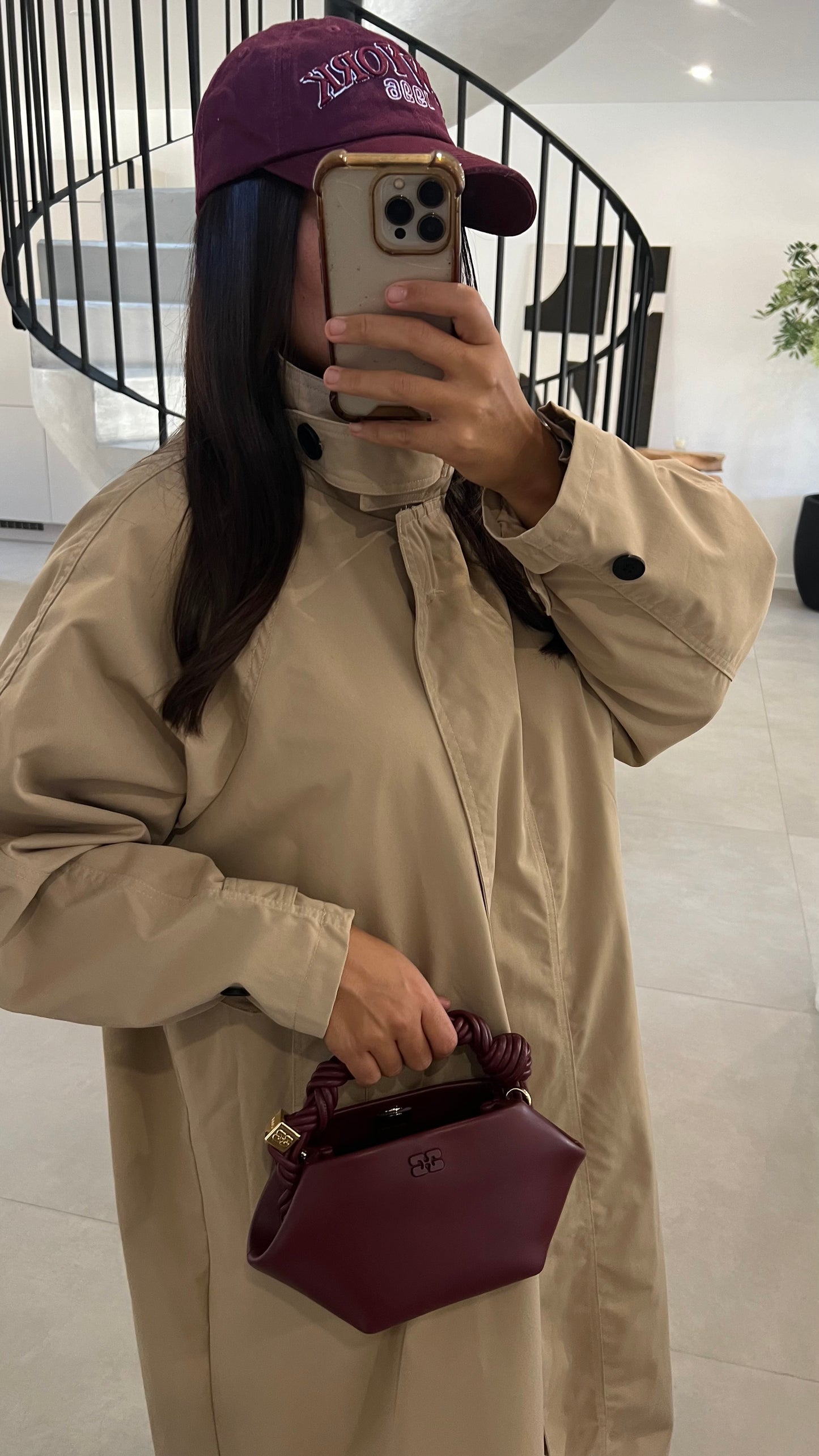 Trench long oversize