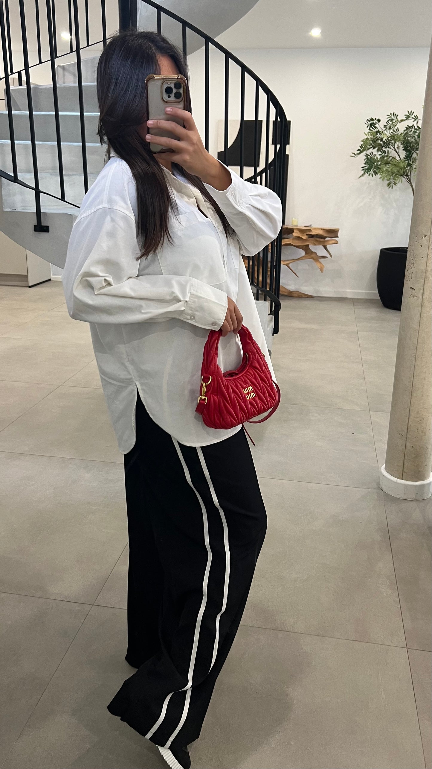 Pantalon classique à bandes