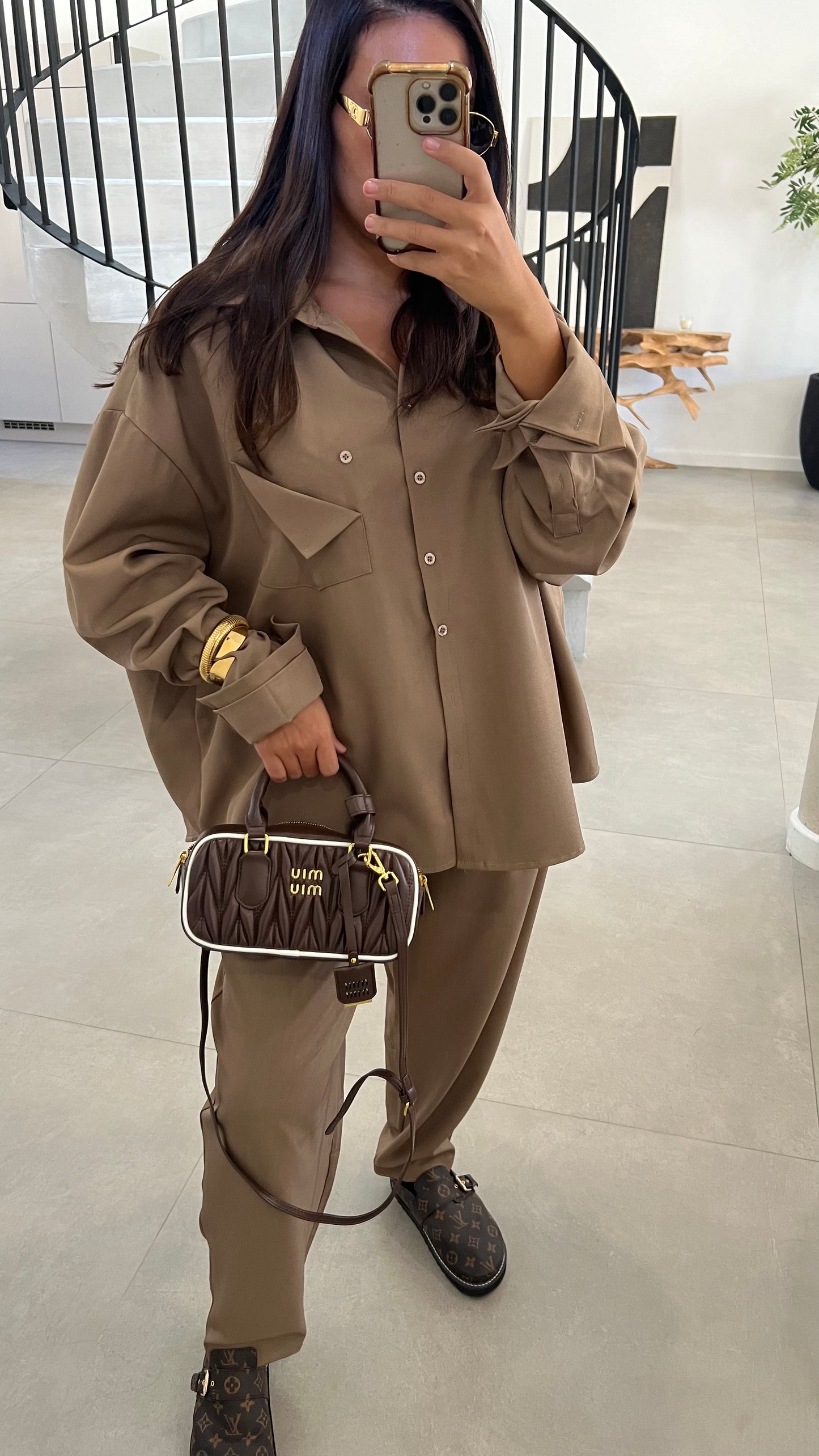 Ensemble aria taupe