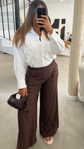 Pantalon à foulard amovible