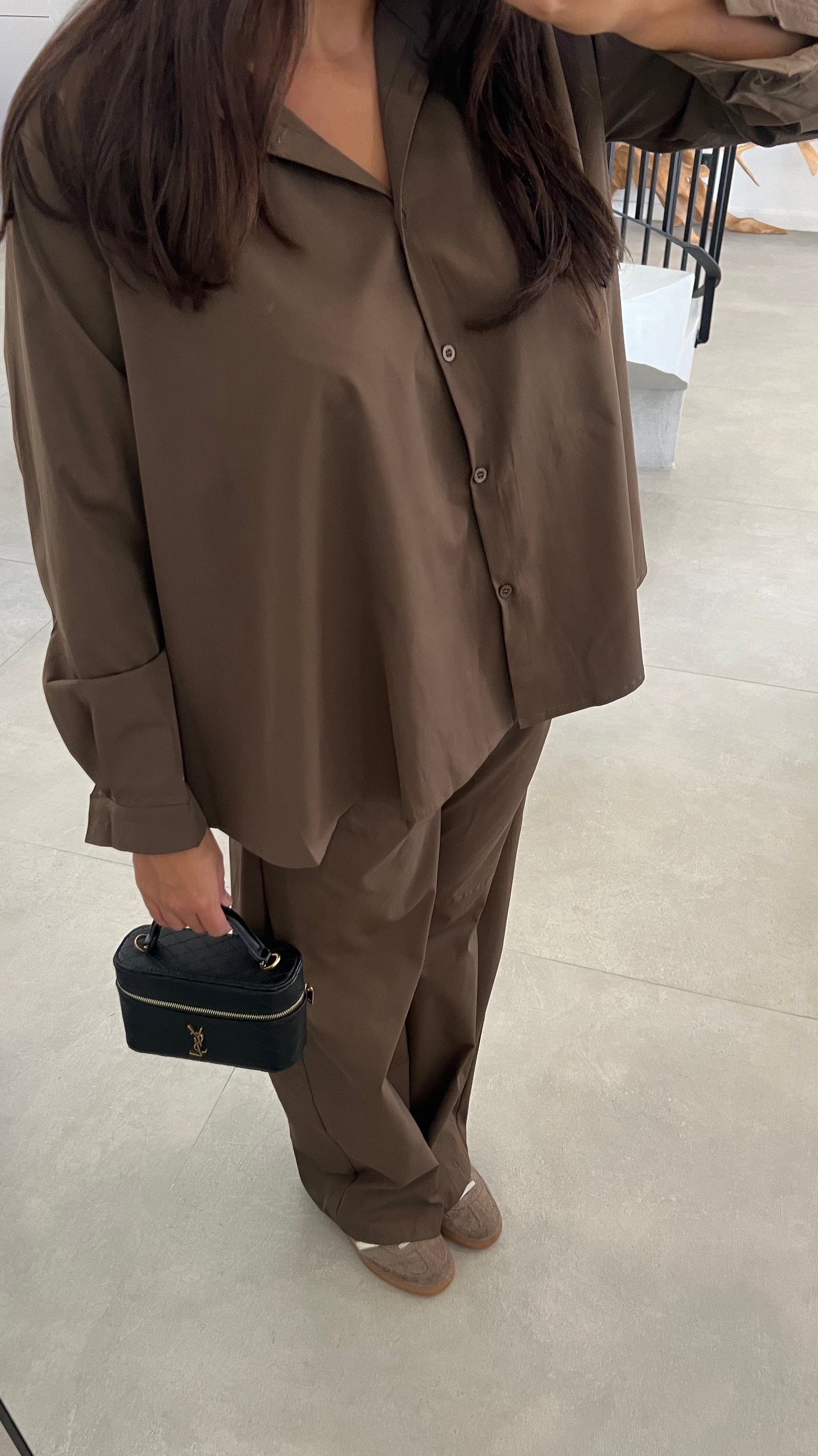 Ensemble en coton choco