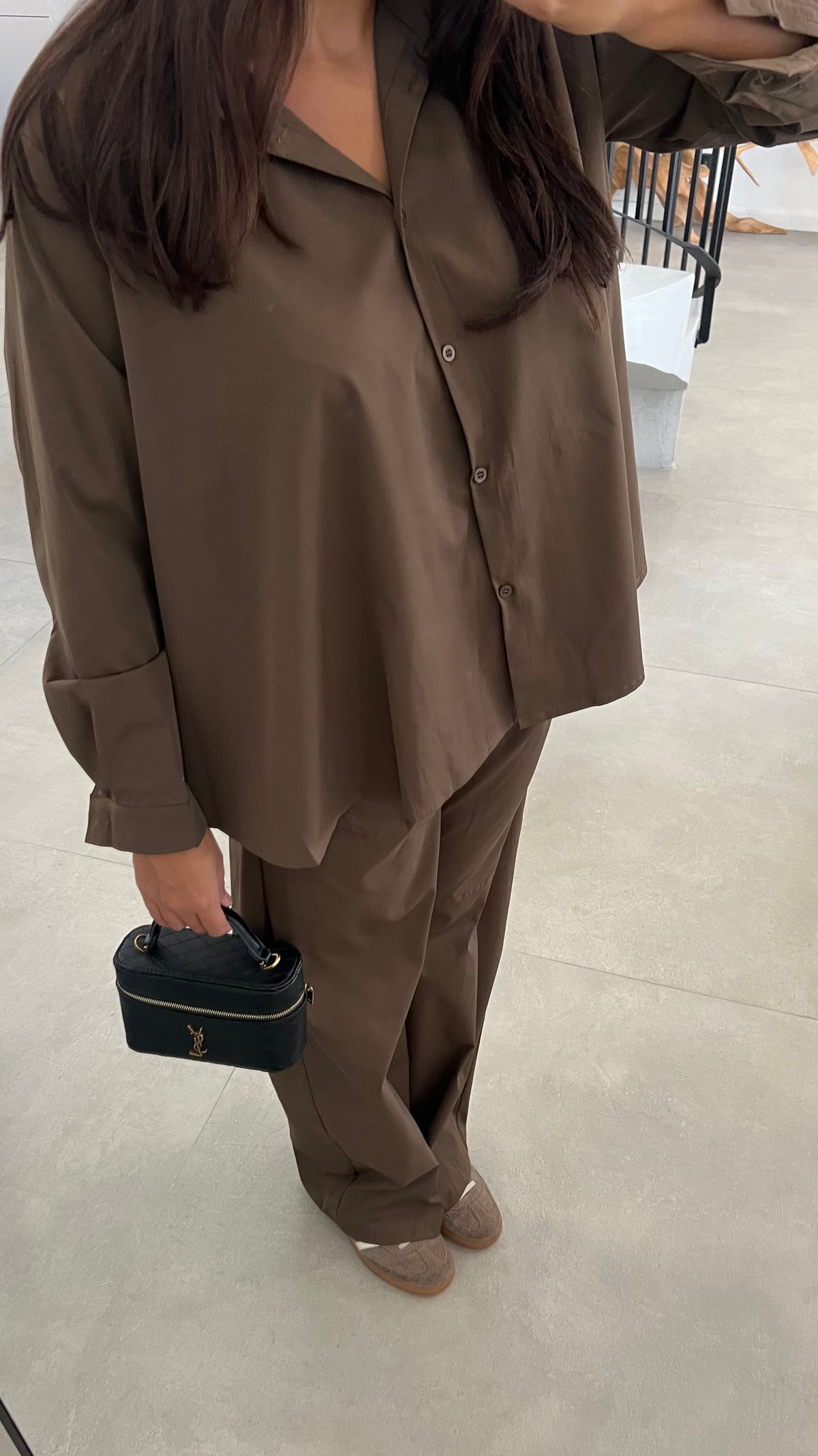 Ensemble en coton choco