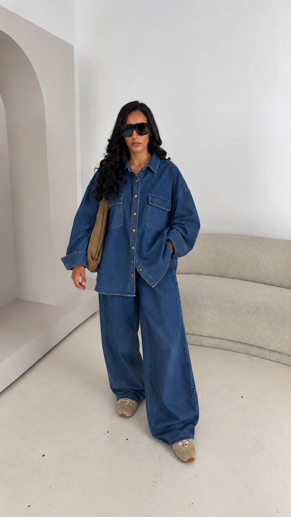 Ensemble oversize en jeans