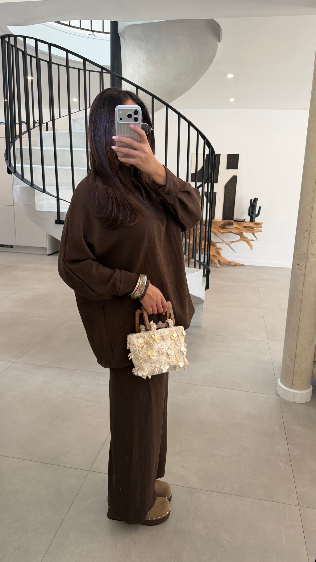 Ensemble choco en viscose