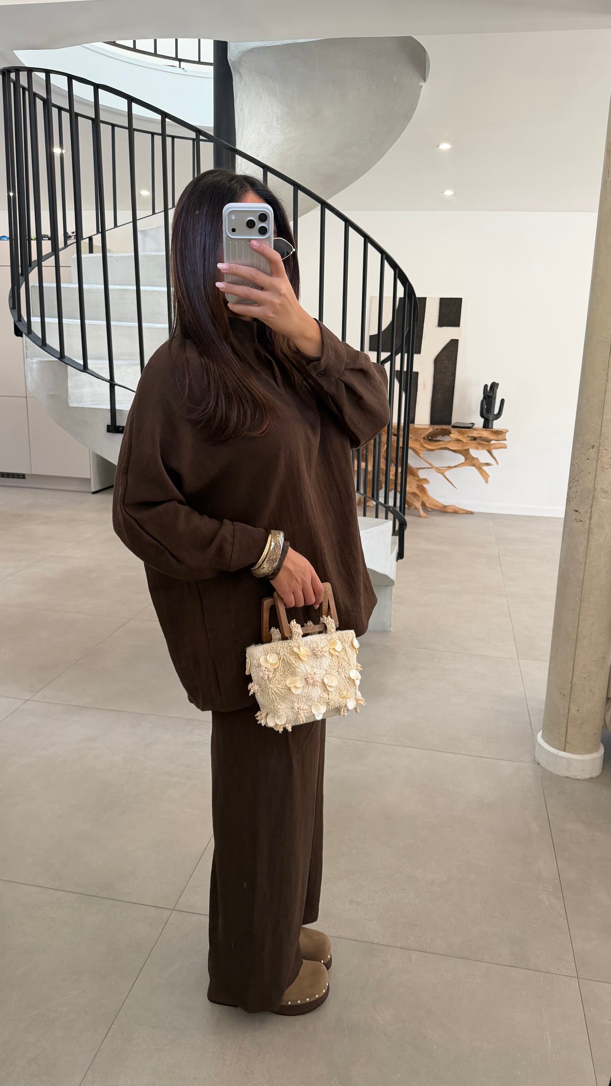 Ensemble choco en viscose