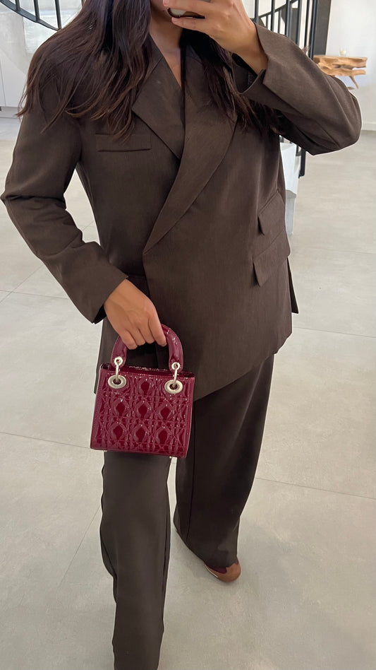 Pantalon classique choco