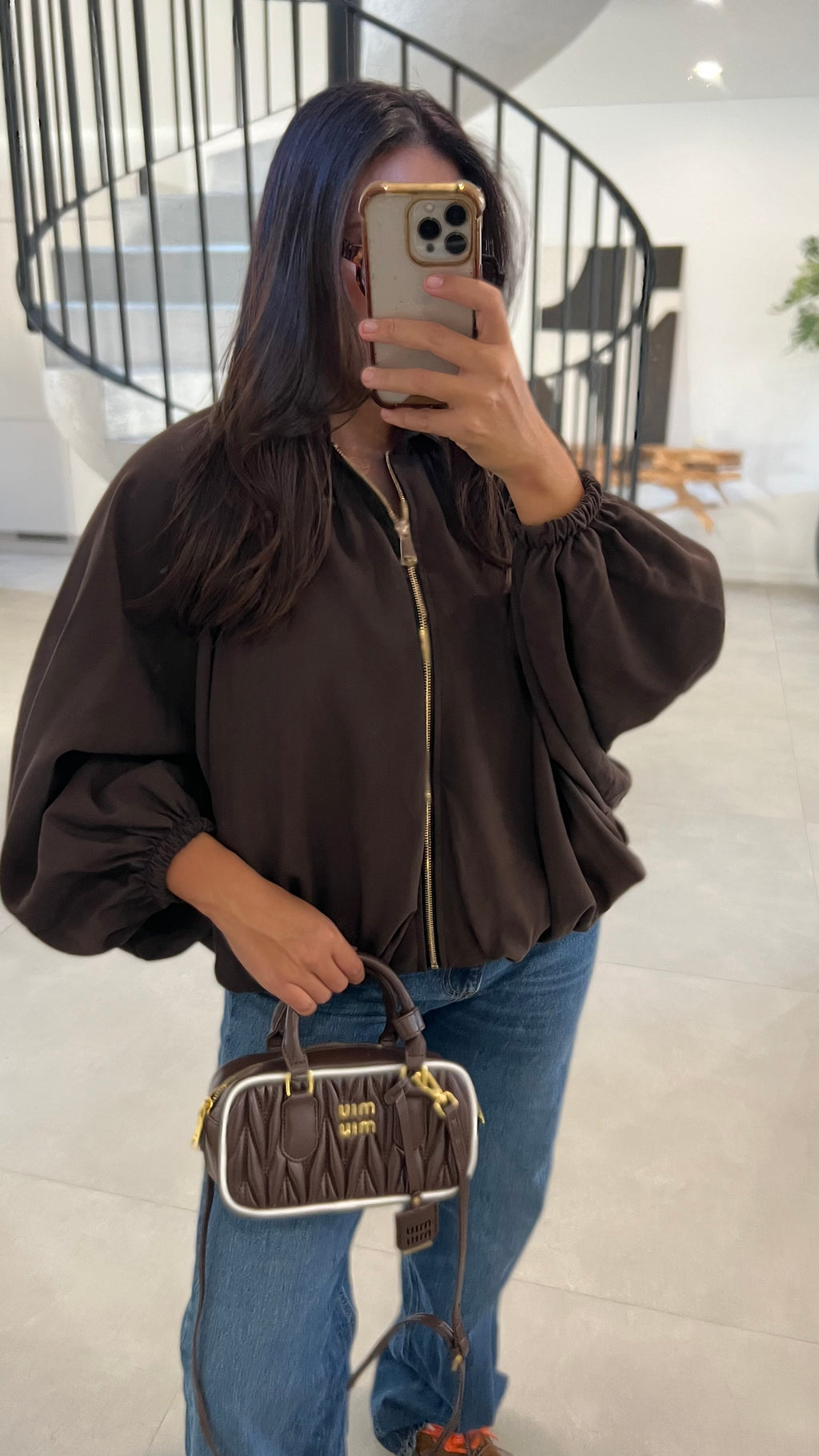 Veste ballon choco