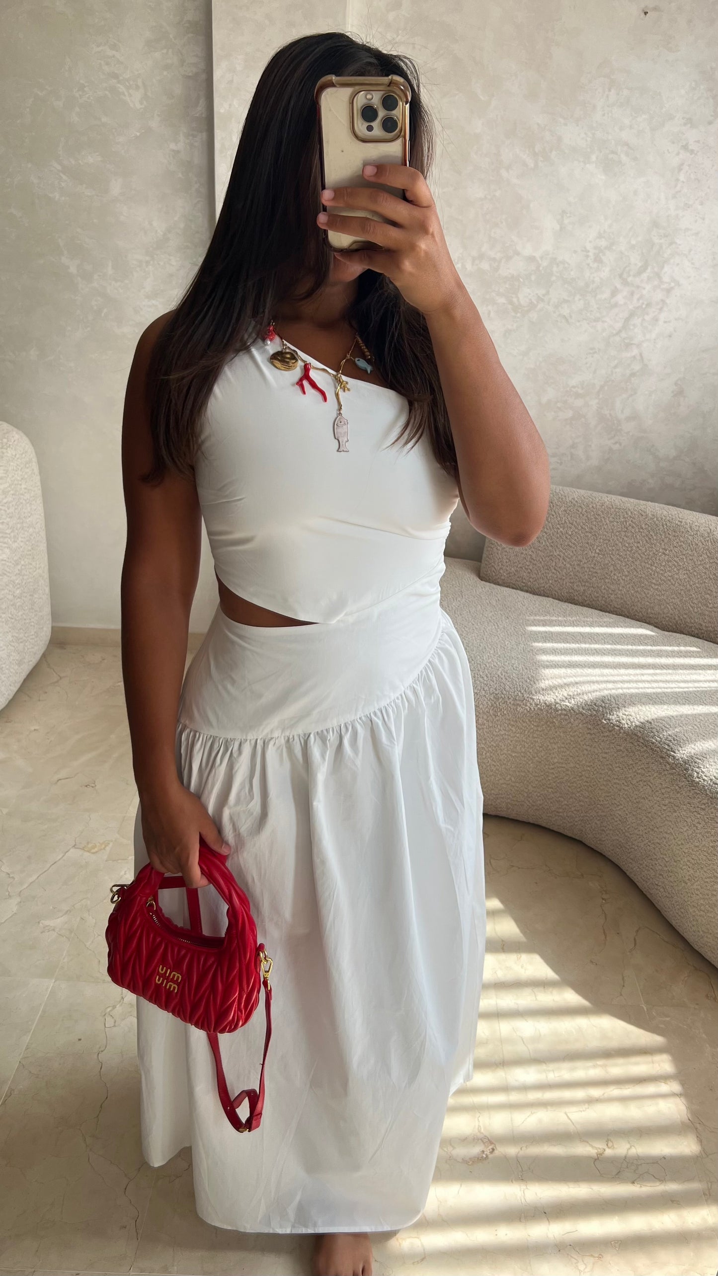 Robe asymétrique 100% Cotton