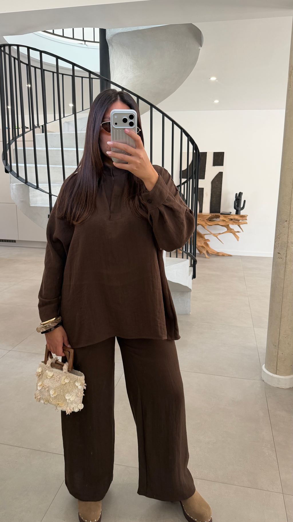 Ensemble choco en viscose