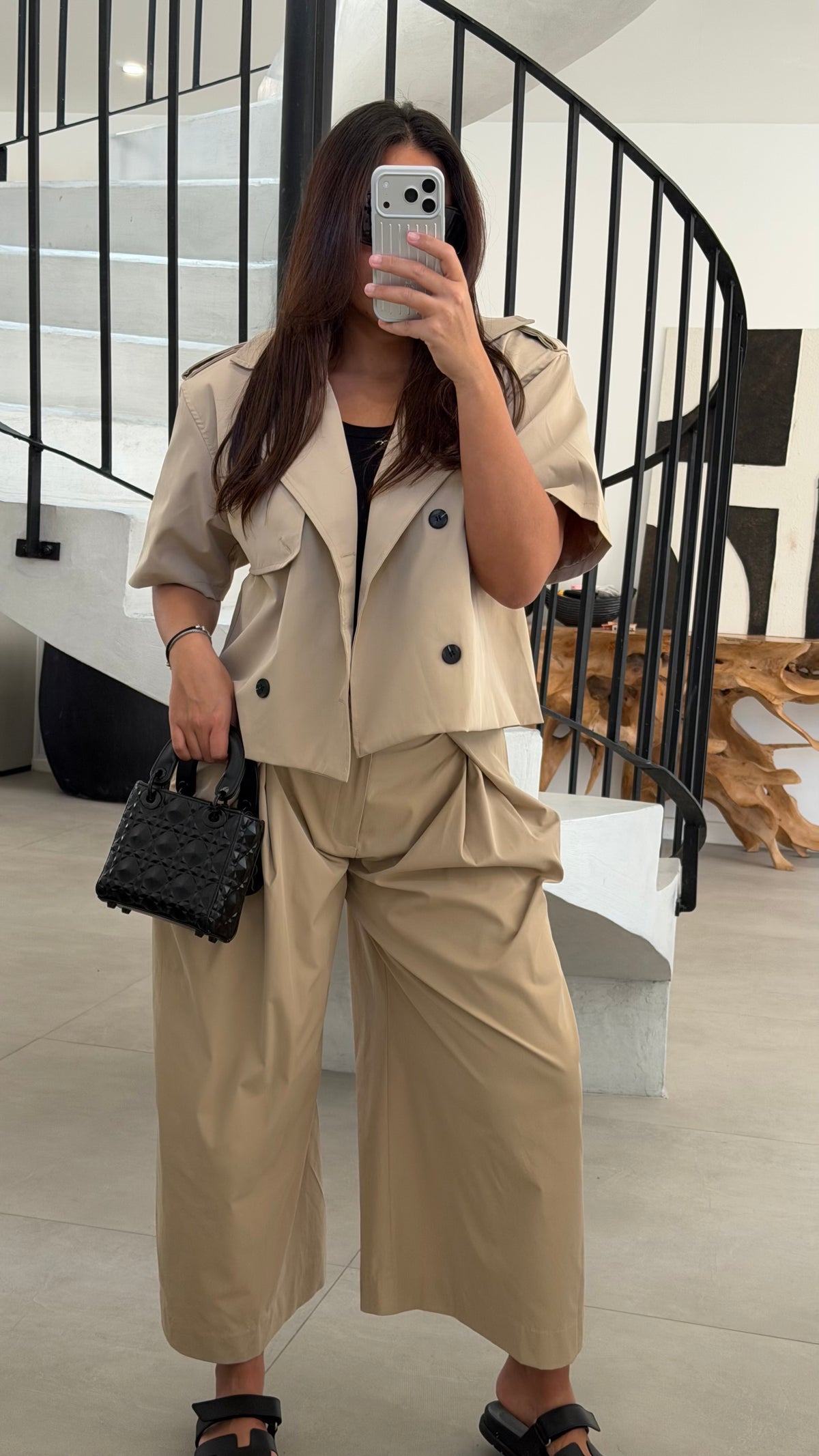 Trench court taupe