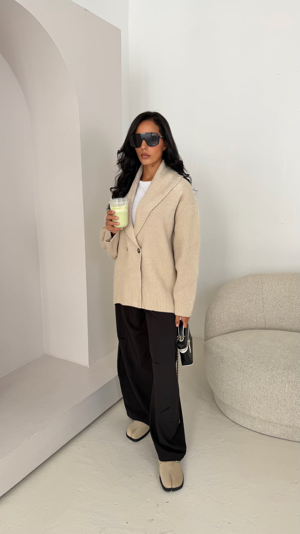 Cardigan beige