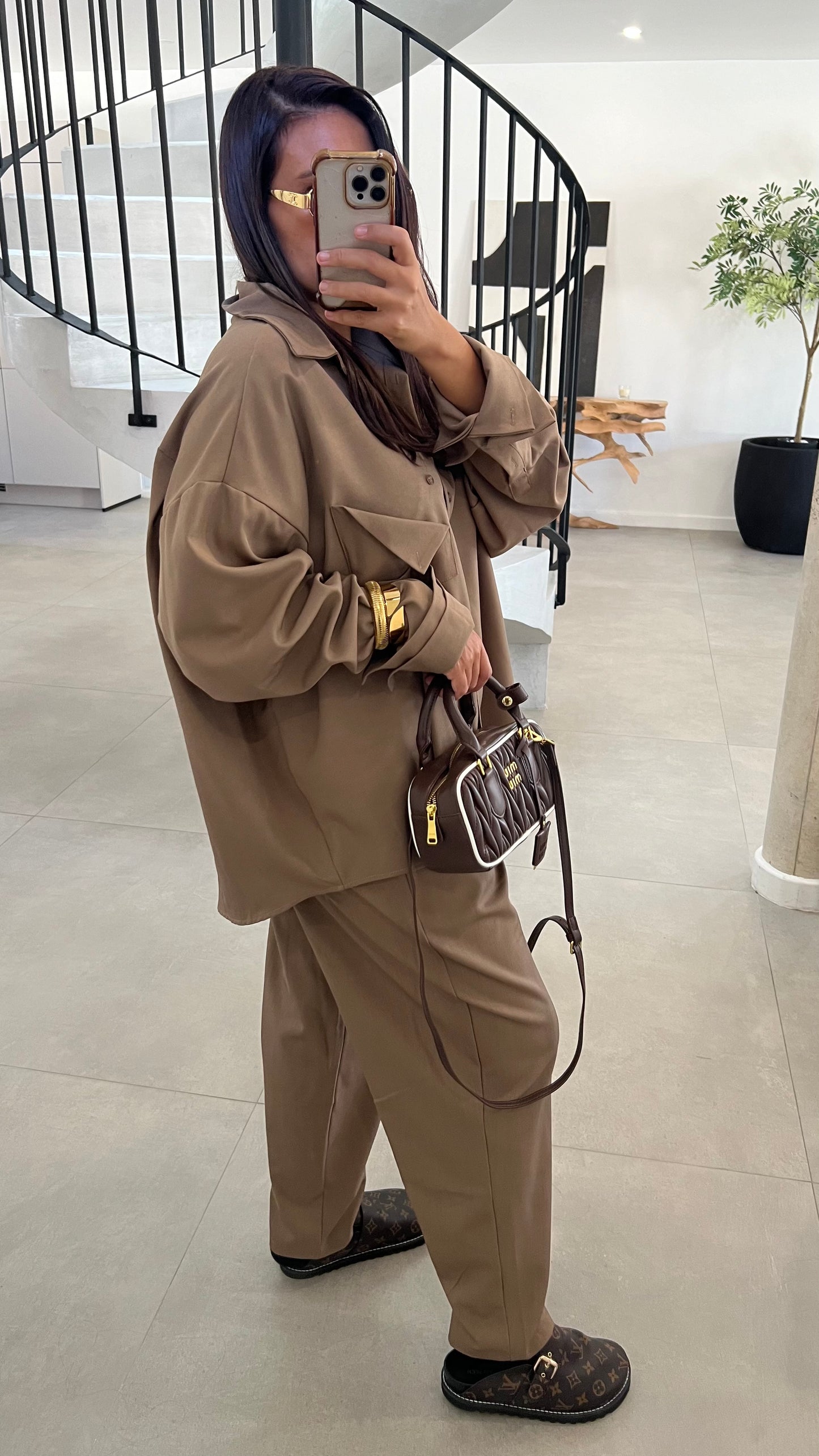 Ensemble aria taupe