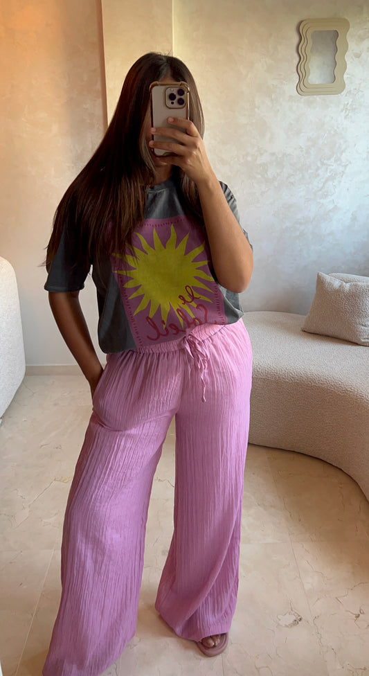 Tee shirt oversize soleil