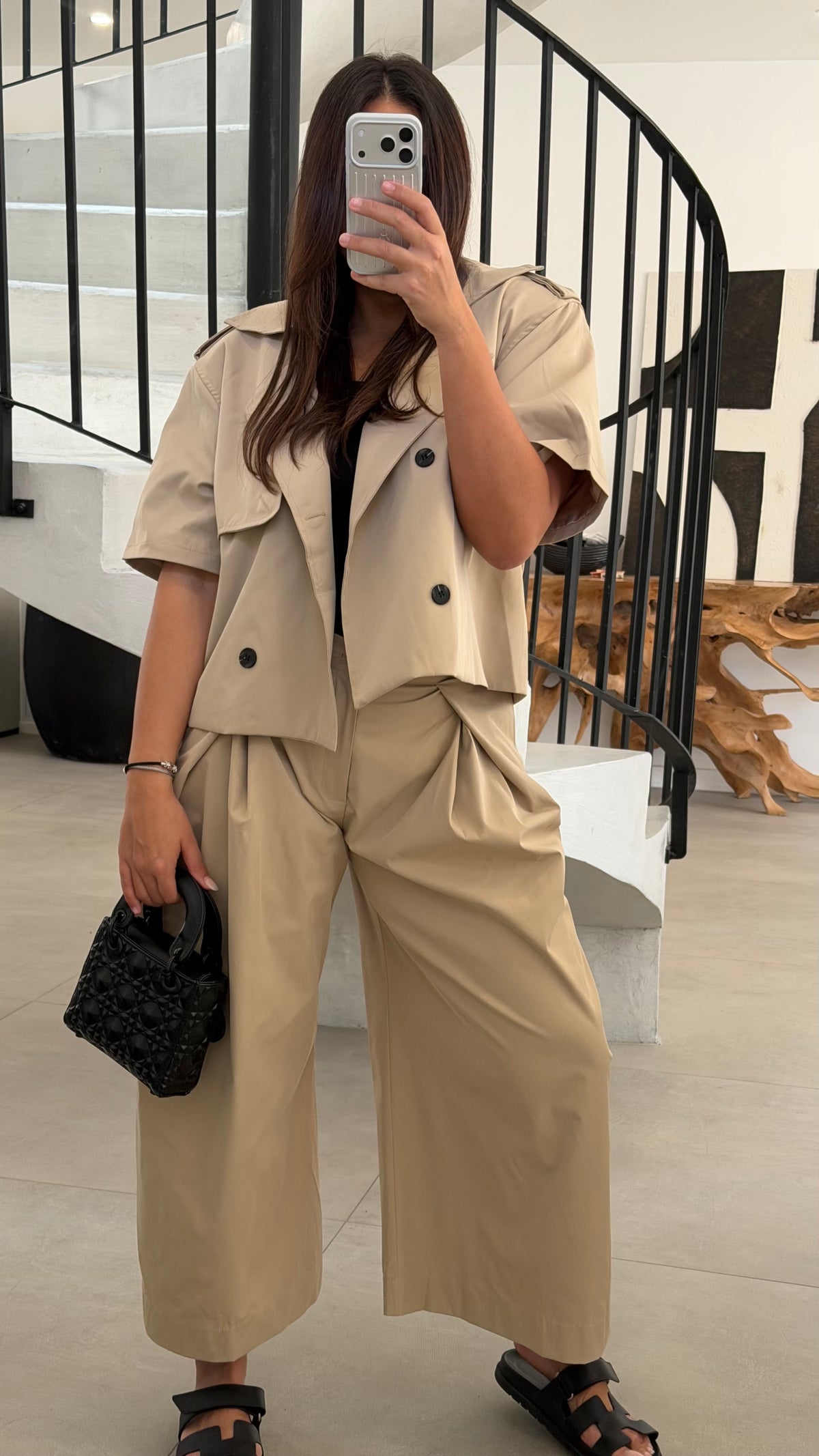 Trench court taupe