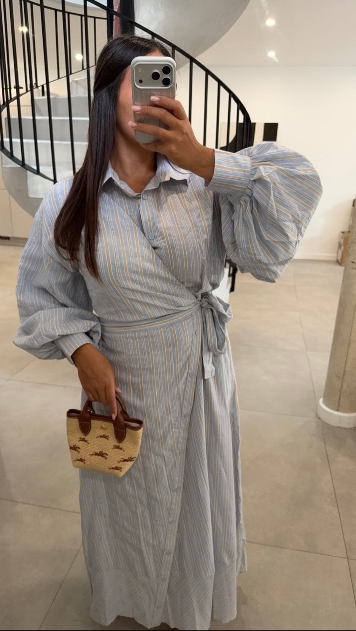 Robe chemise longue