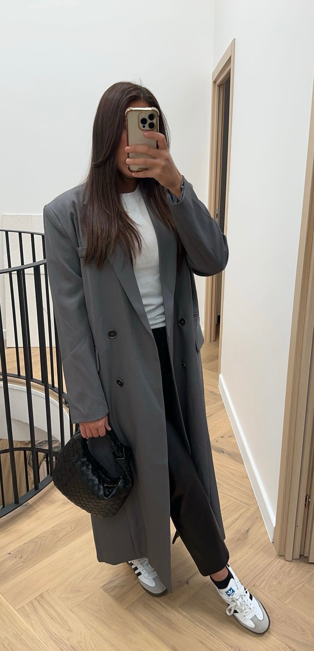 Blazer gris long