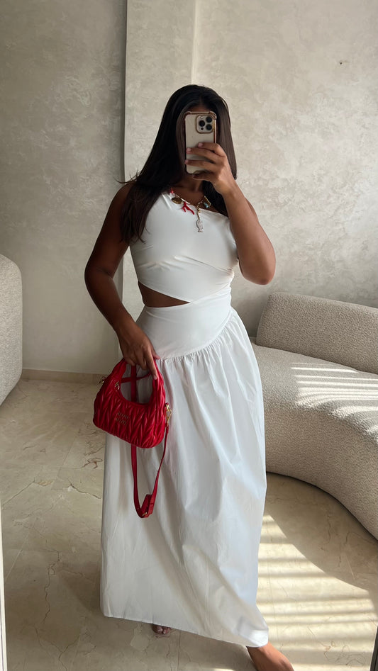 Robe asymétrique 100% Cotton
