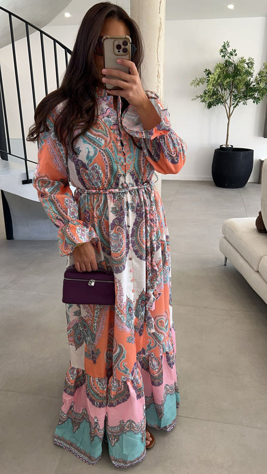 Robe longue alya