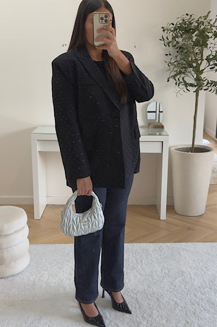 Blazer à strass