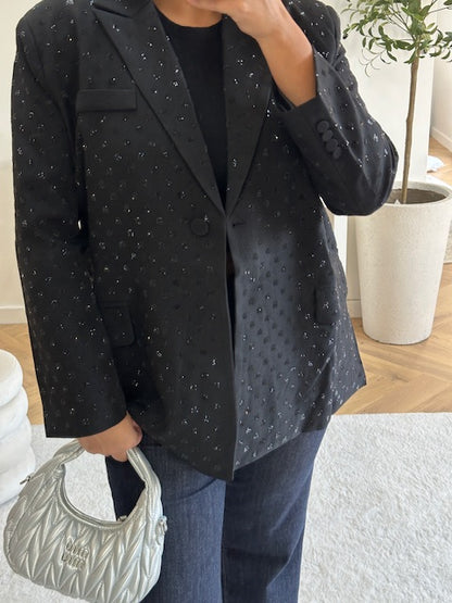 Blazer à strass